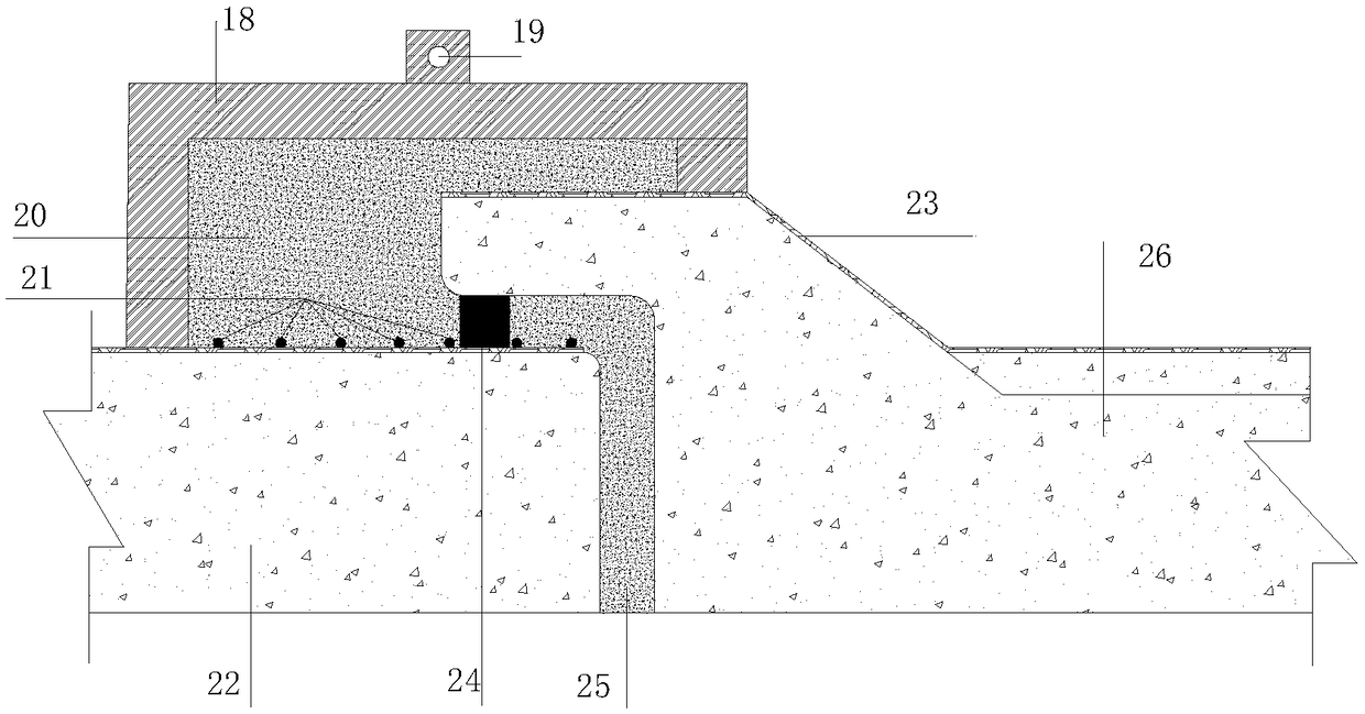 Large-diameter composite butt and strap joint rainwater pipe system and construction method