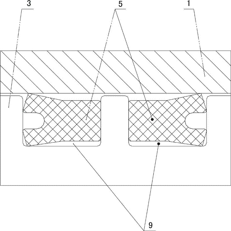 Bidirectional internal sealing structure of mechanical vibrator