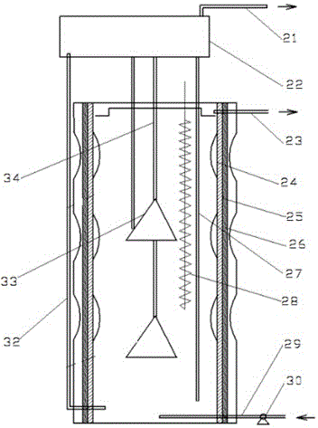 A pig farm wastewater treatment system based on microbial fuel cells