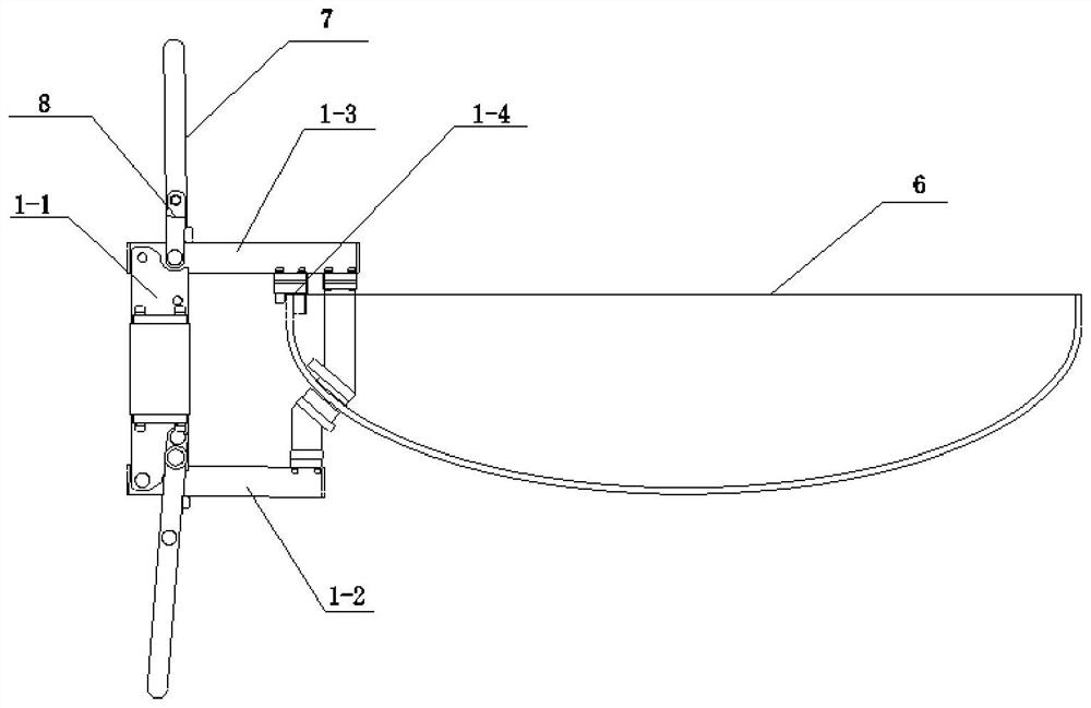 Rapid turnover device for end socket