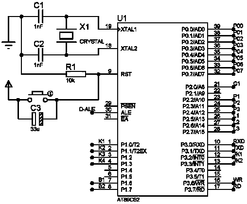 Cable burglar alarm based on gsm