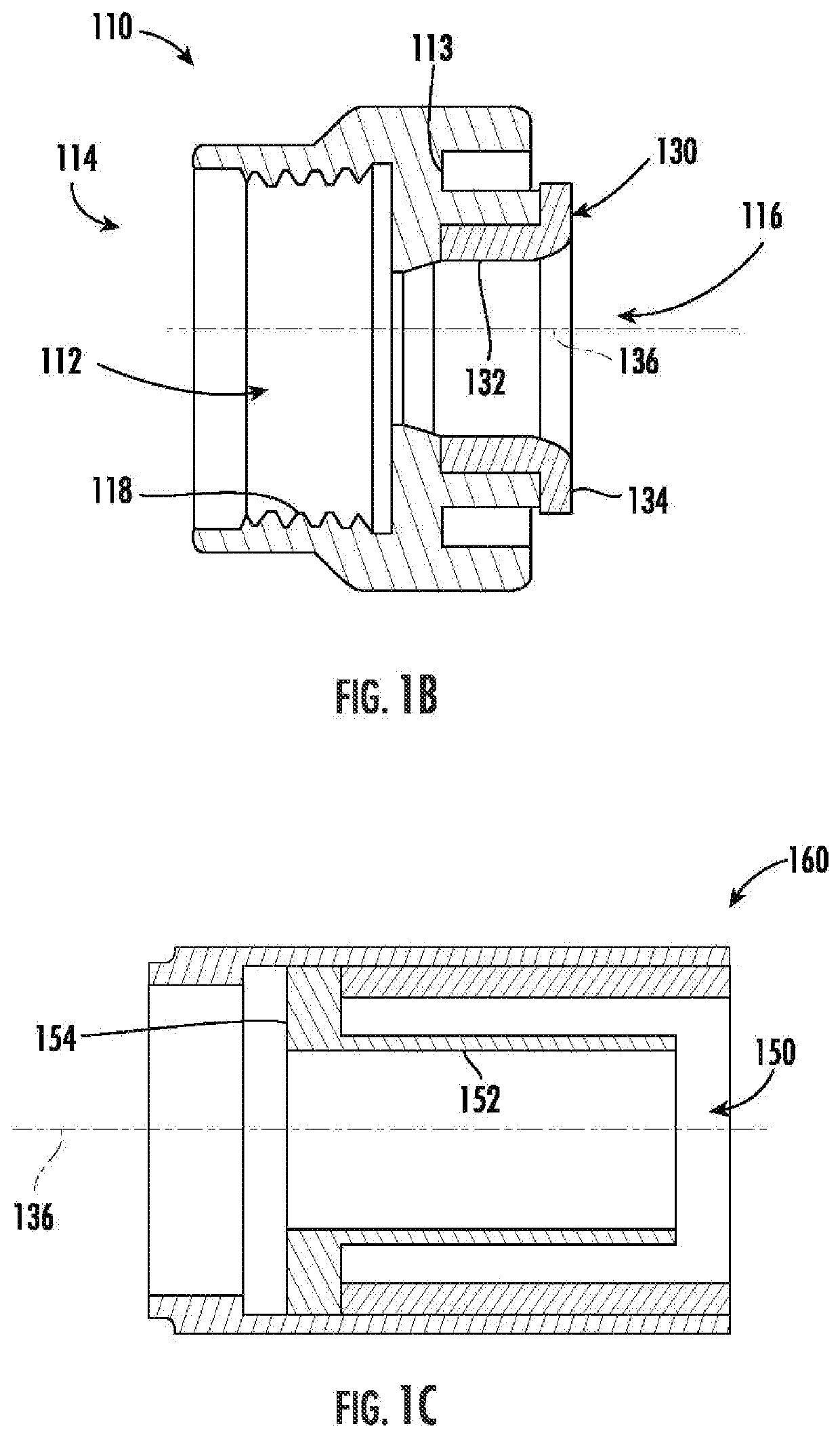 Coaxial cable connector assemblies with outer conductor engagement features and methods for using the same