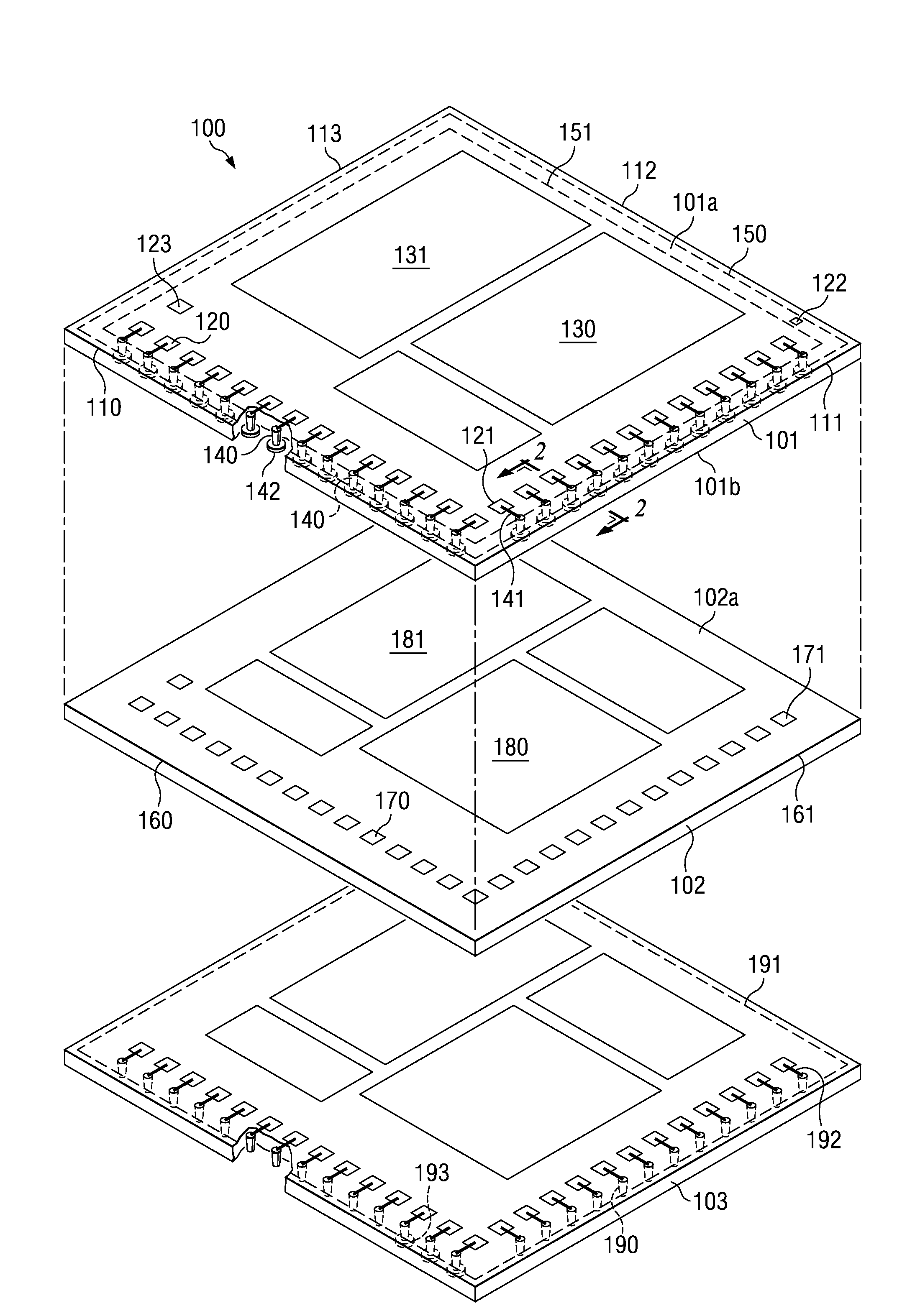 Method for Stacking Semiconductor Chips