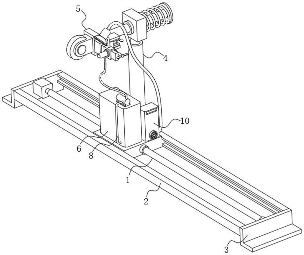 Coating device for aircraft fuselage surface machining