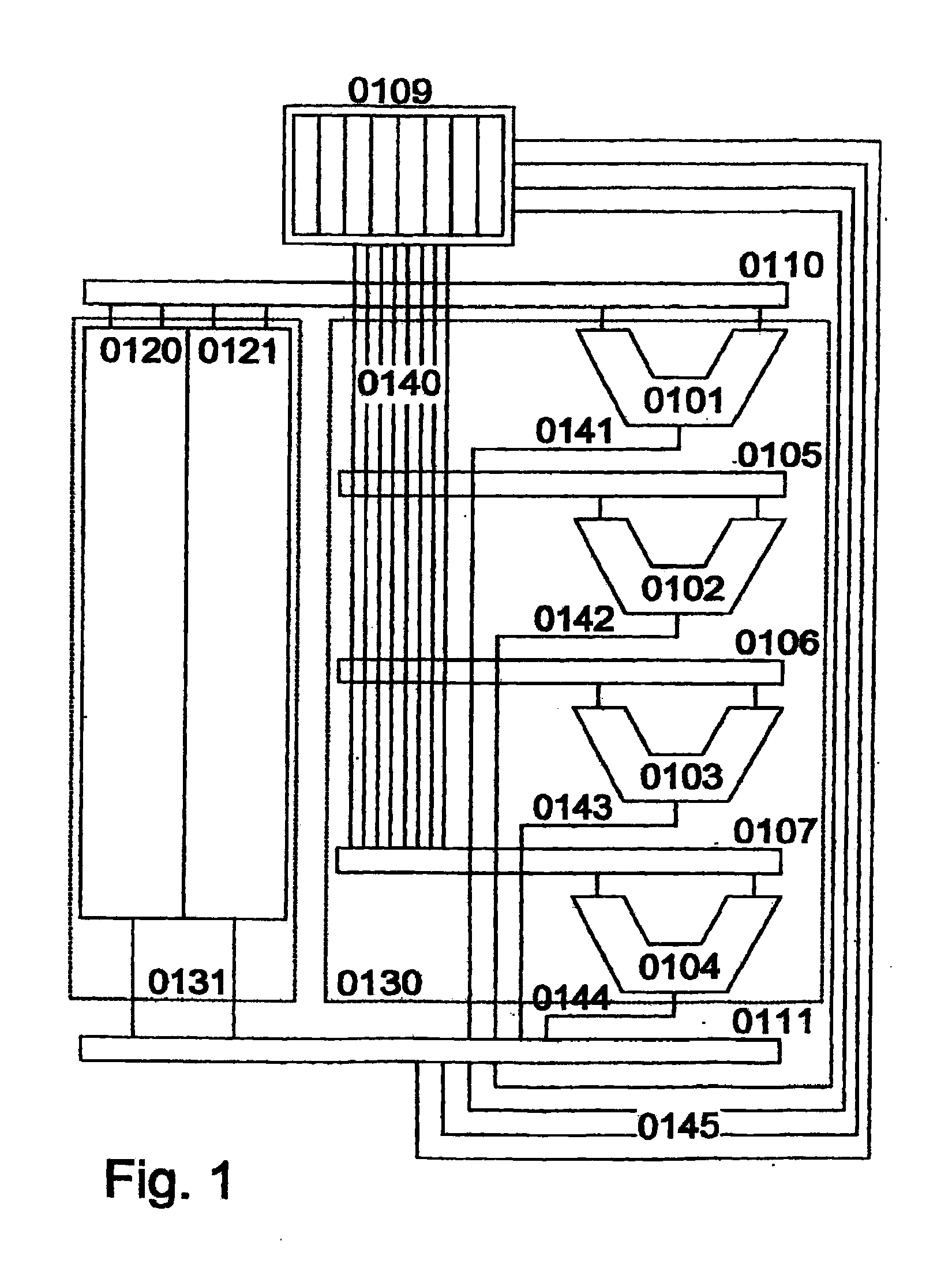 Low latency massive parallel data processing device
