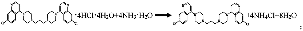 High-yield piperaquine preparation method