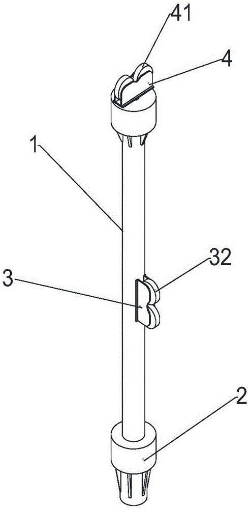 Cable supporting device and excavating equipment