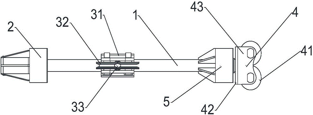 Cable supporting device and excavating equipment