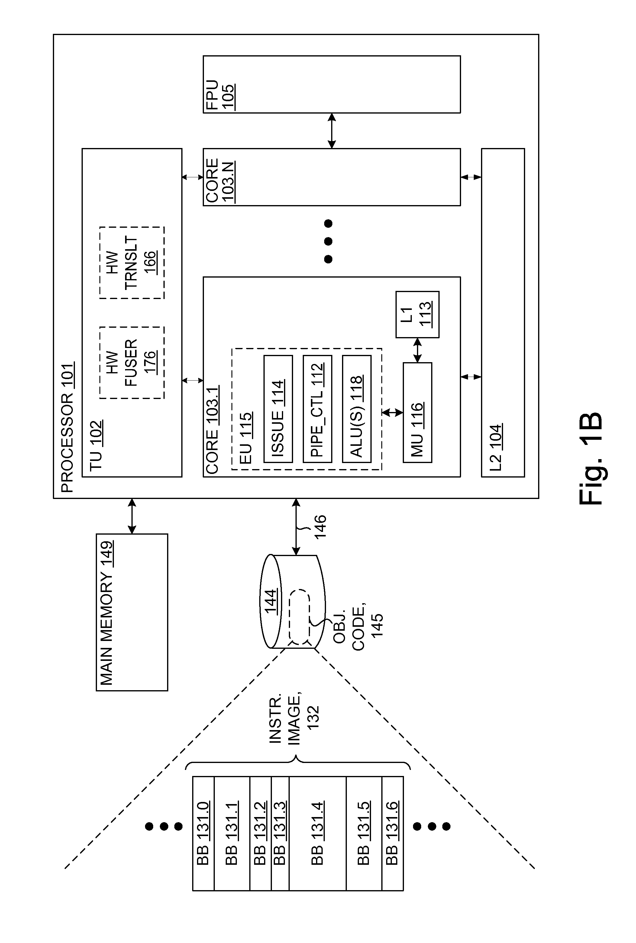 Trace optimization via fusing operations of a target architecture operation set