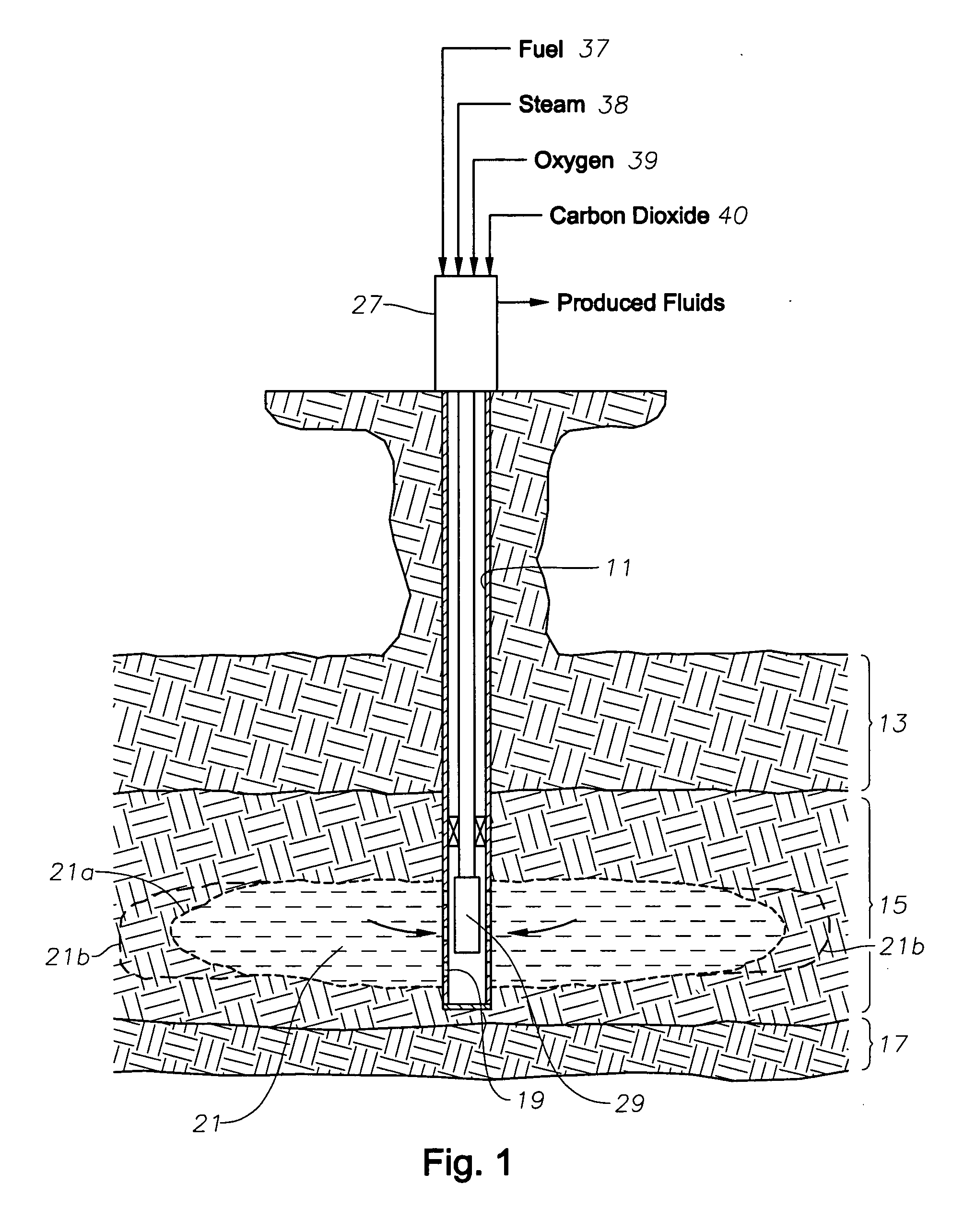 Method for producing viscous hydrocarbon using steam and carbon dioxide