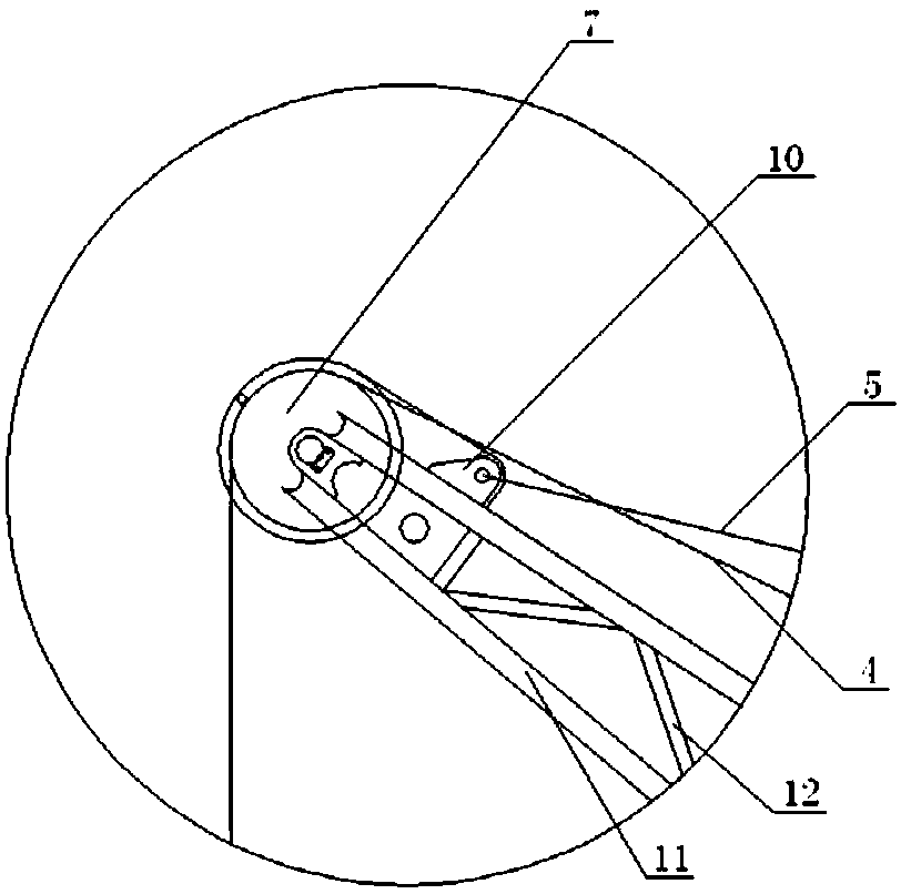 Self-disassembly device of upper mechanism of crane, crane and self-disassembly method