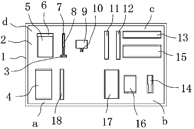 Rapid detection box for metal working liquid