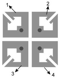 Frequency selection surface unit, frequency selection surface and frequency selection method