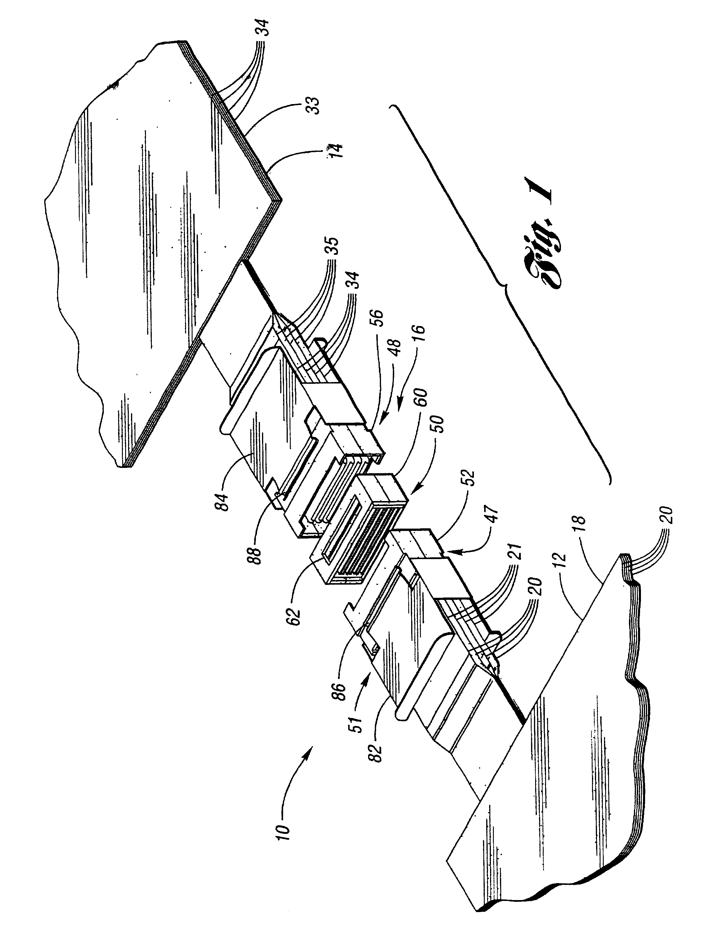 Method of forming alignment features for conductive devices