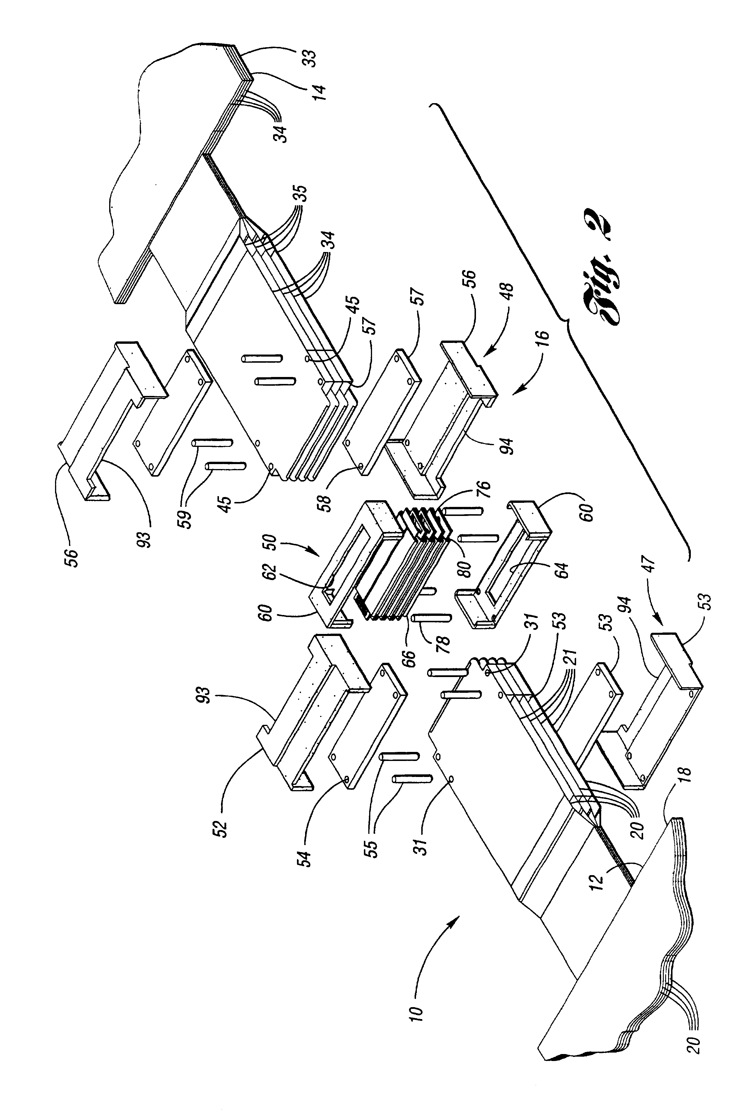 Method of forming alignment features for conductive devices