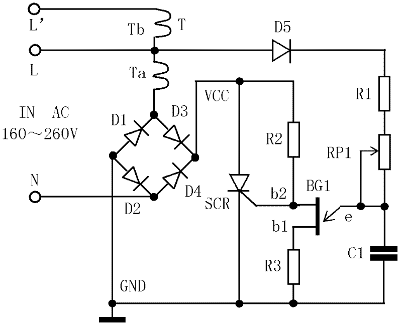 Alternating-current non-contact voltage regulator