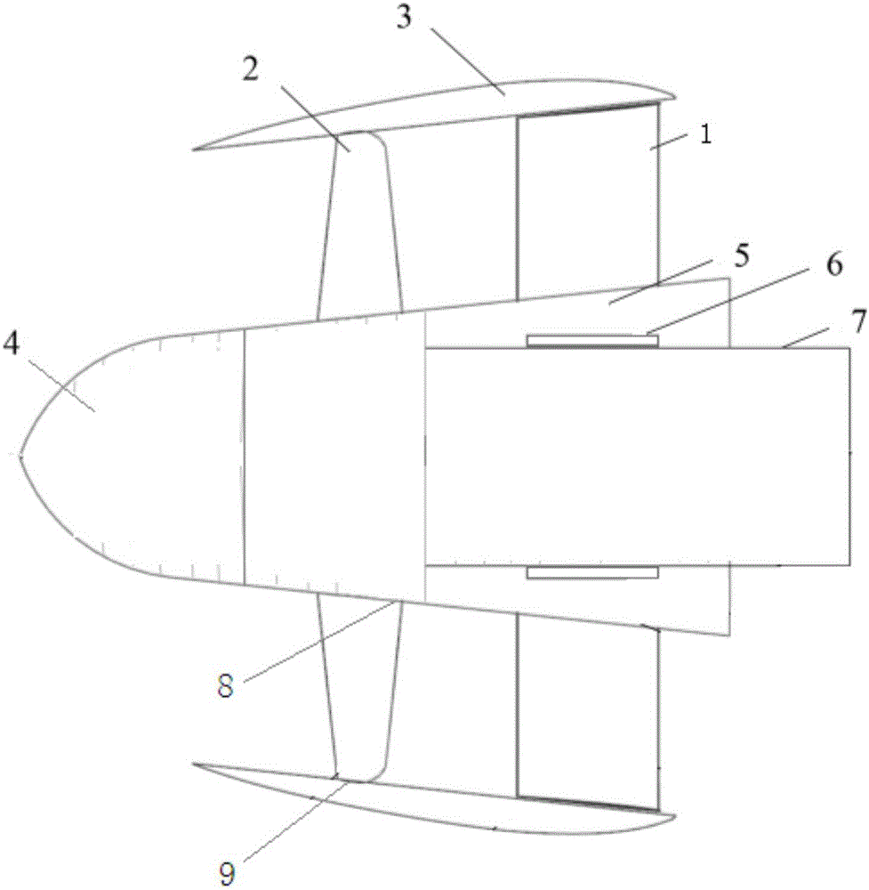 Novel front laterally-inclined guide vane type pump spraying propeller and design method thereof