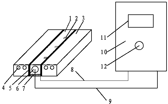 Back auxiliary heating device for titanium and titanium alloy friction stir welding
