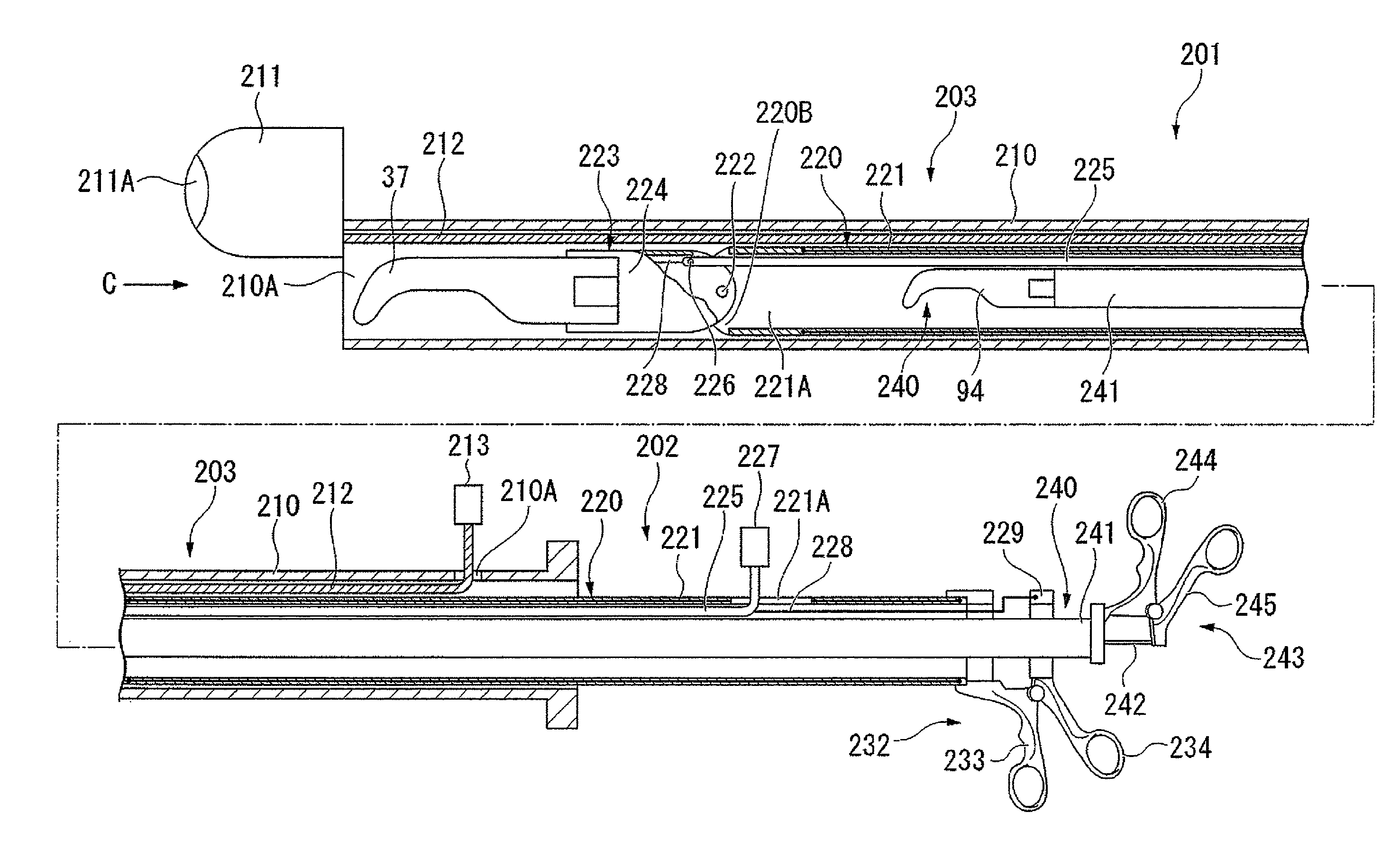 Surgical treatment apparatus