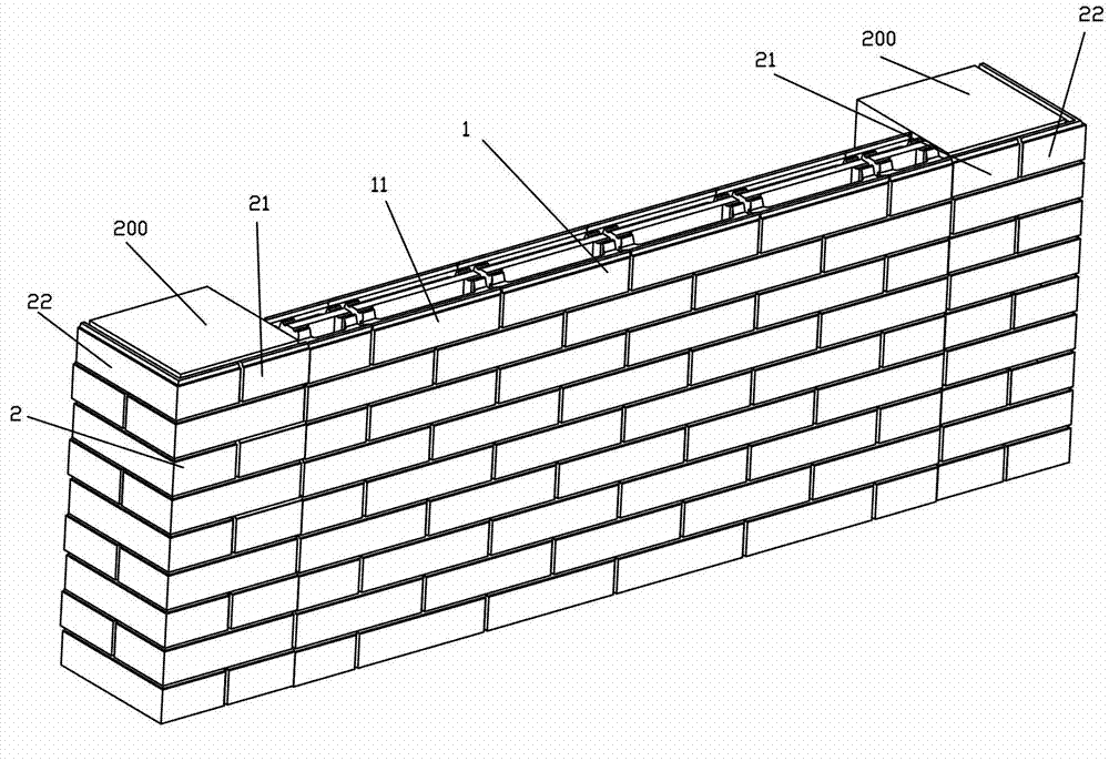 Hollow load bearing wall