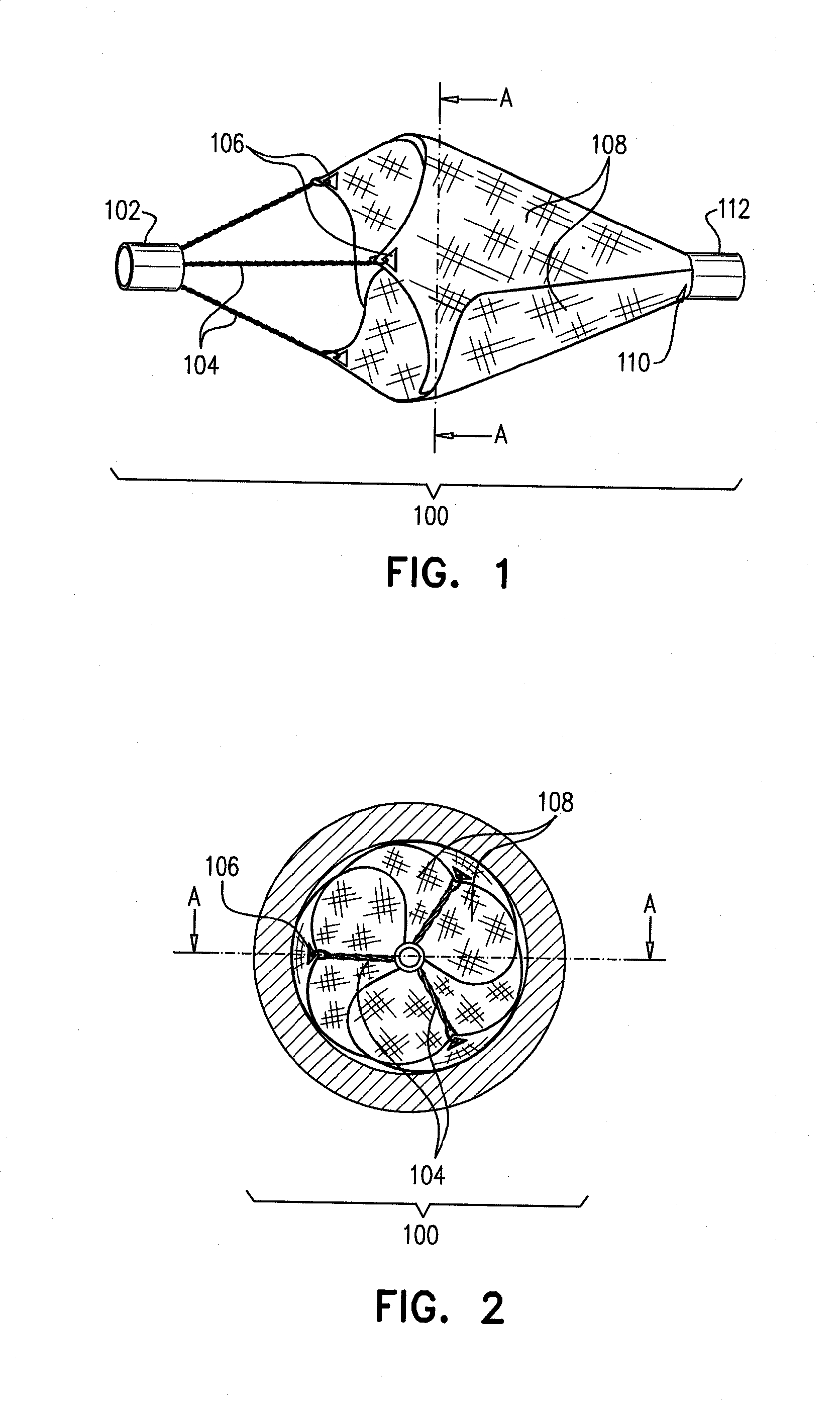 Intravascular device with multiple leaflets