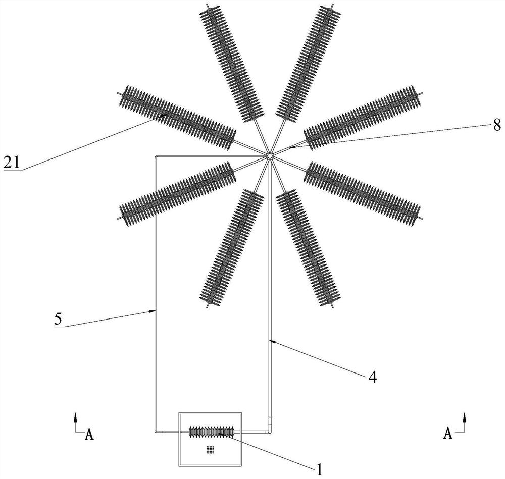 Passive residual heat removal heat pipe heat exchange system for spent fuel pool