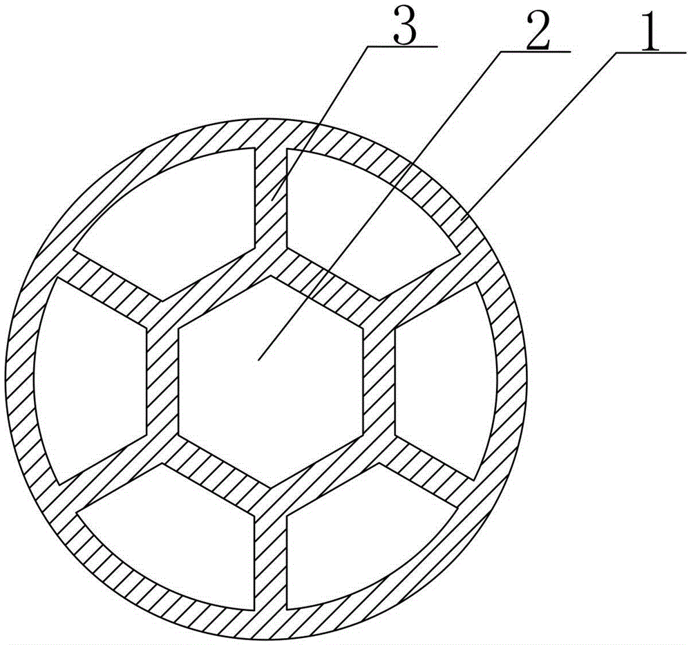 A wear-resistant and impact-resistant porous cable protection pipe and its preparation method