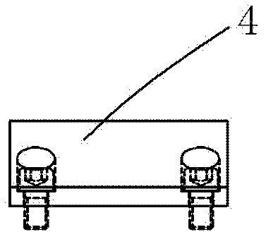 Positioning mechanism of rail guided vehicle for rear axle assembling line of commercial vehicle