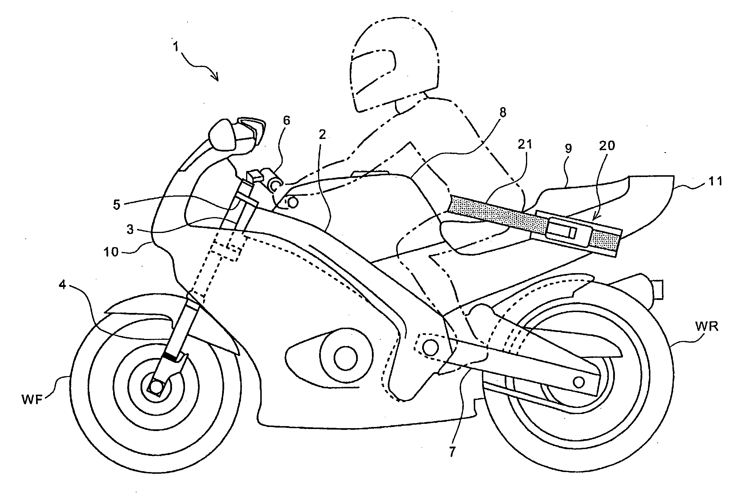 Rider restraint apparatus