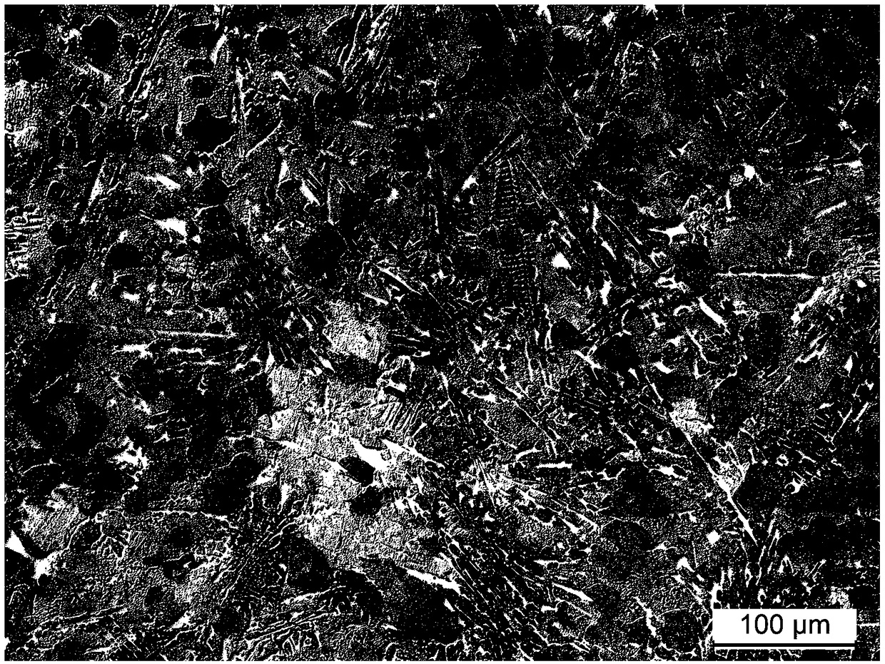 Rare-earth yttrium toughened high-hardness alloy and casting and heat treatment method thereof