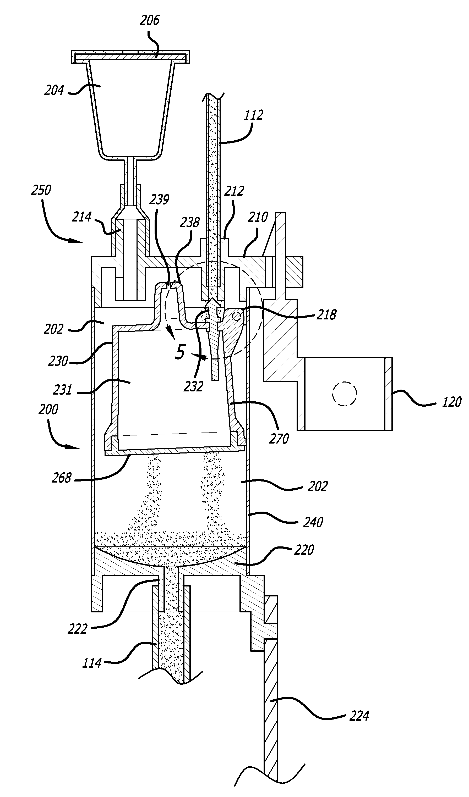 Volume limiting bodily fluid drainage system