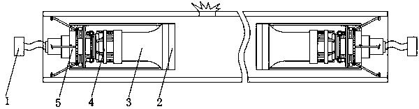 A pipeline repair device for central air-conditioning