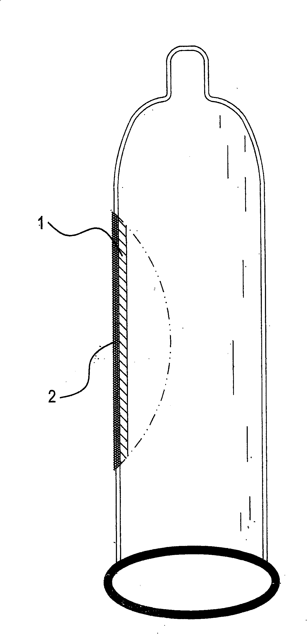 Condom coated with lactobacillus compositions