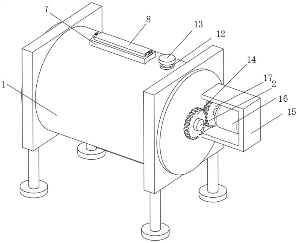 Internal anti-collision gravel wet washer