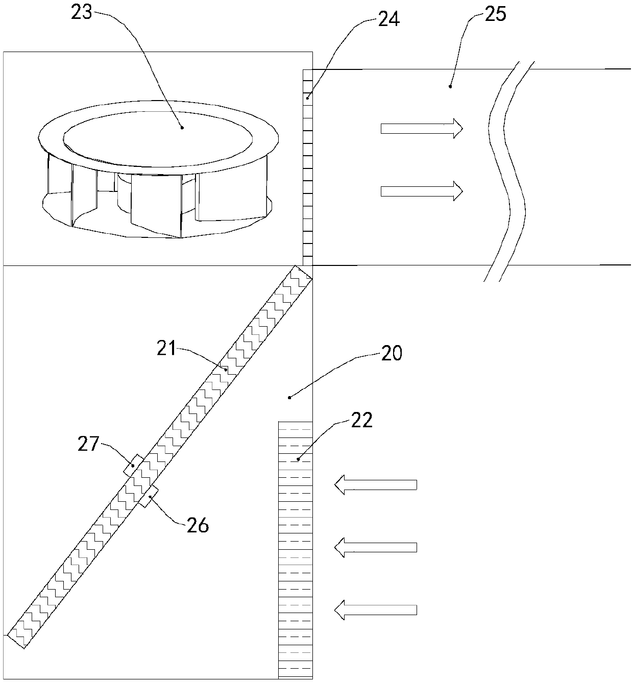 Draught fan control method and air conditioning system and air duct system and computer readable storage medium