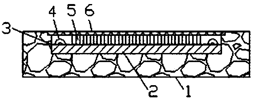 Diffuse reflection type landscape lighting and indicating module and system based on solar energy and LED arrays for road