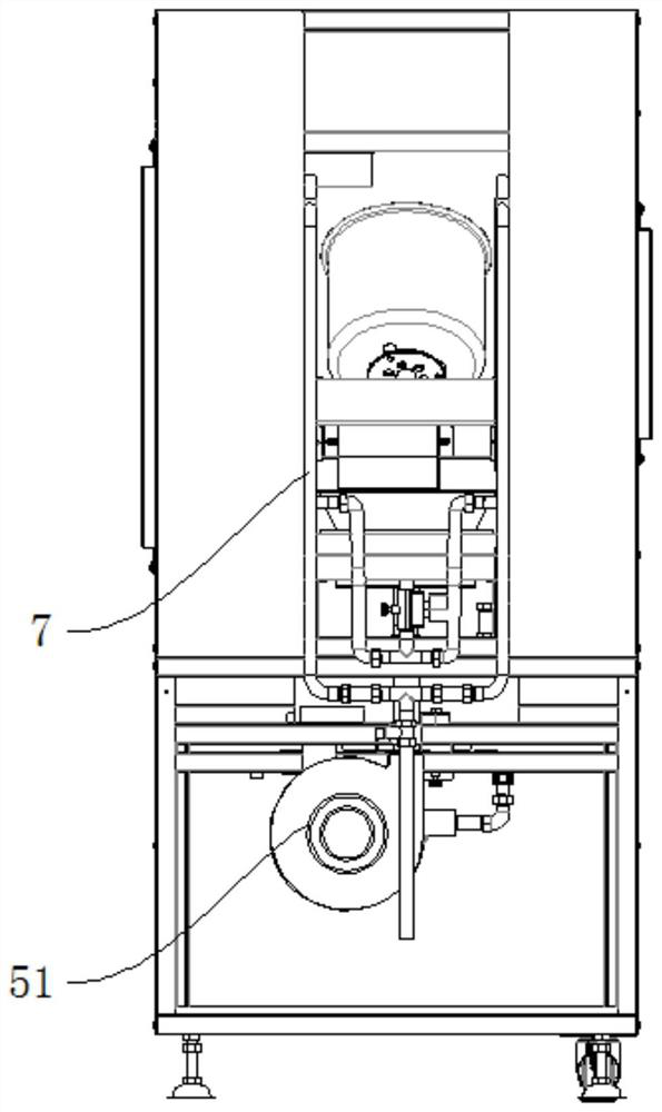 A commercial intelligent gas cooking machine