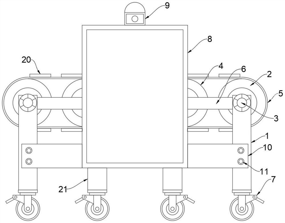 Automatic detection equipment for precision spare and accessory parts of irregular aero seats