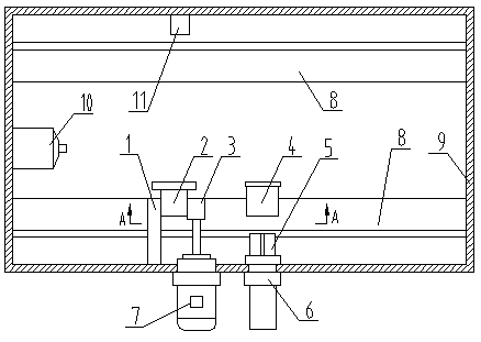 An automatic charging chamber for a shuttle car