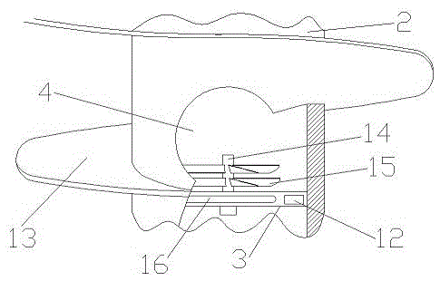 Food residue and water separating unit and method