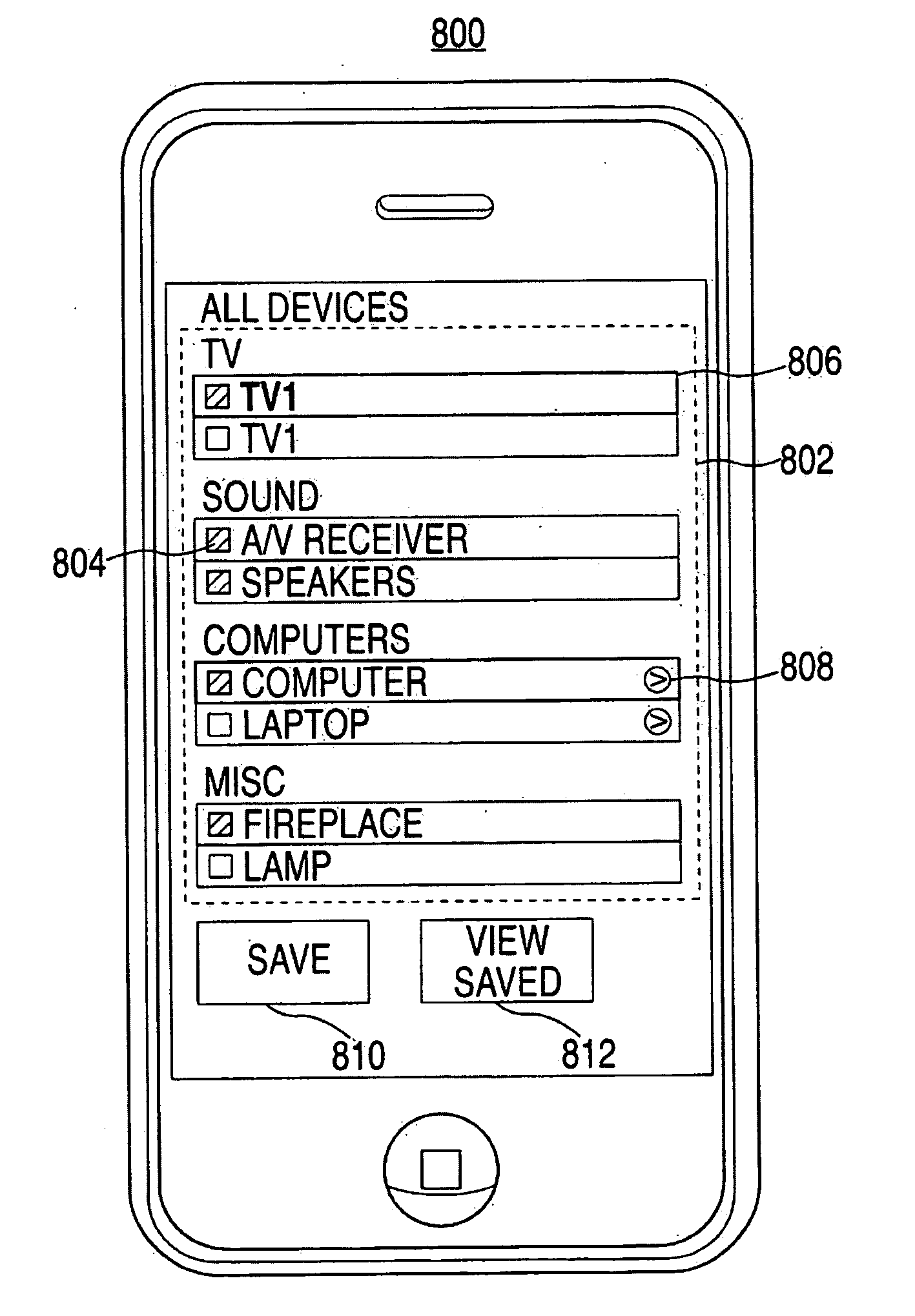 Systems and methods for saving and restoring scenes in a multimedia system