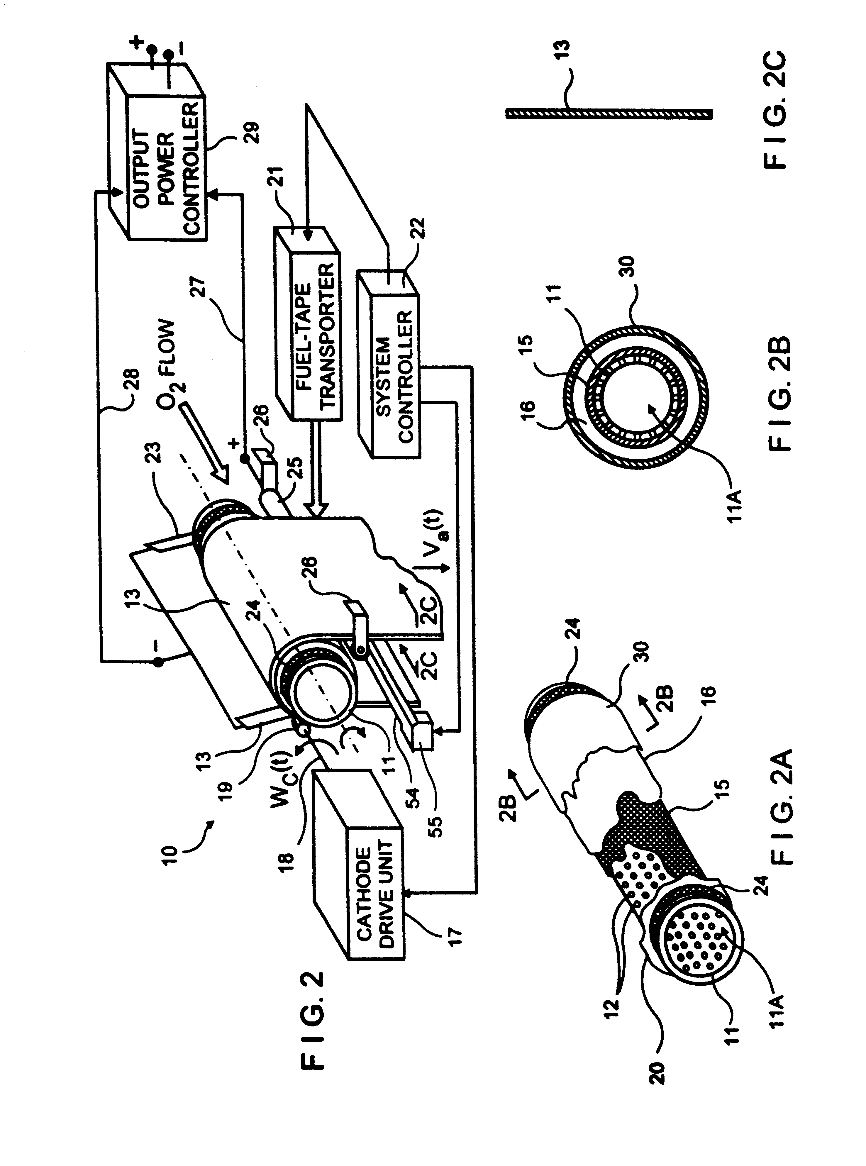Cathode cylinder for use in metal-air fuel cell battery systems and method of fabricating the same