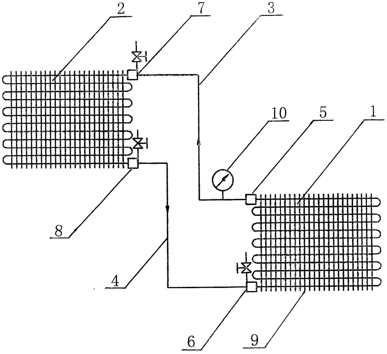 Waste heat recovery unit for intensive tobacco leaf curing room