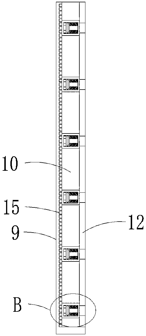 Stand column type strawberry planting device