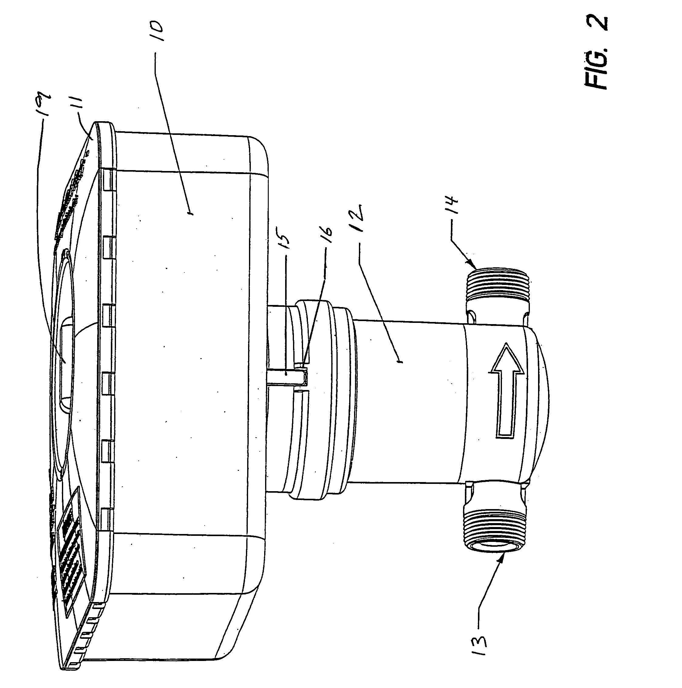 Apparatus for adding fertilizer to water in an underground sprinkling system and fertilizer therefor