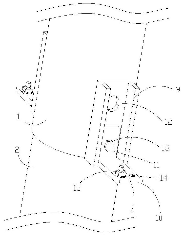 Milling machine slotting warning device