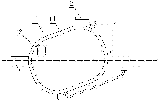 Spun-bonded nonwoven fabric drying device