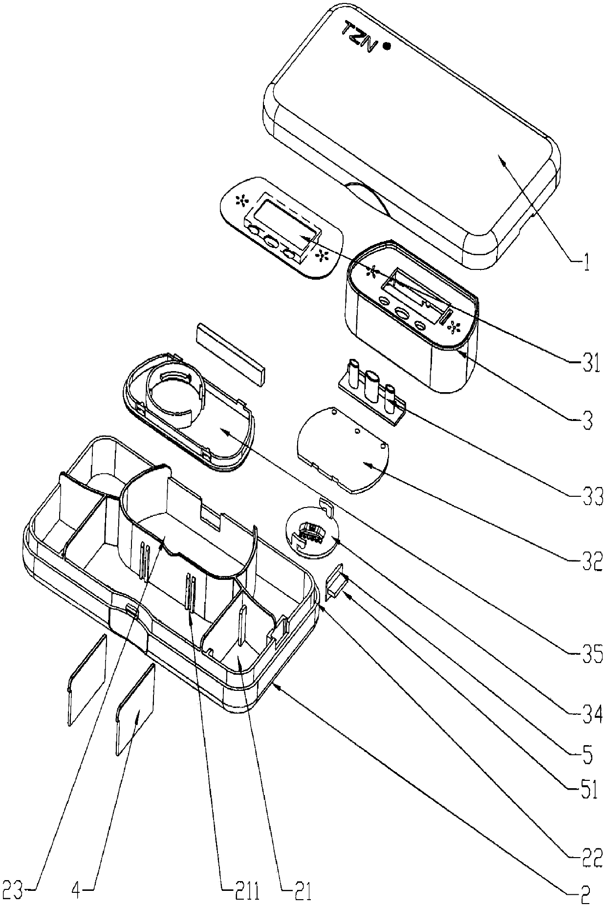 Electronic drug box