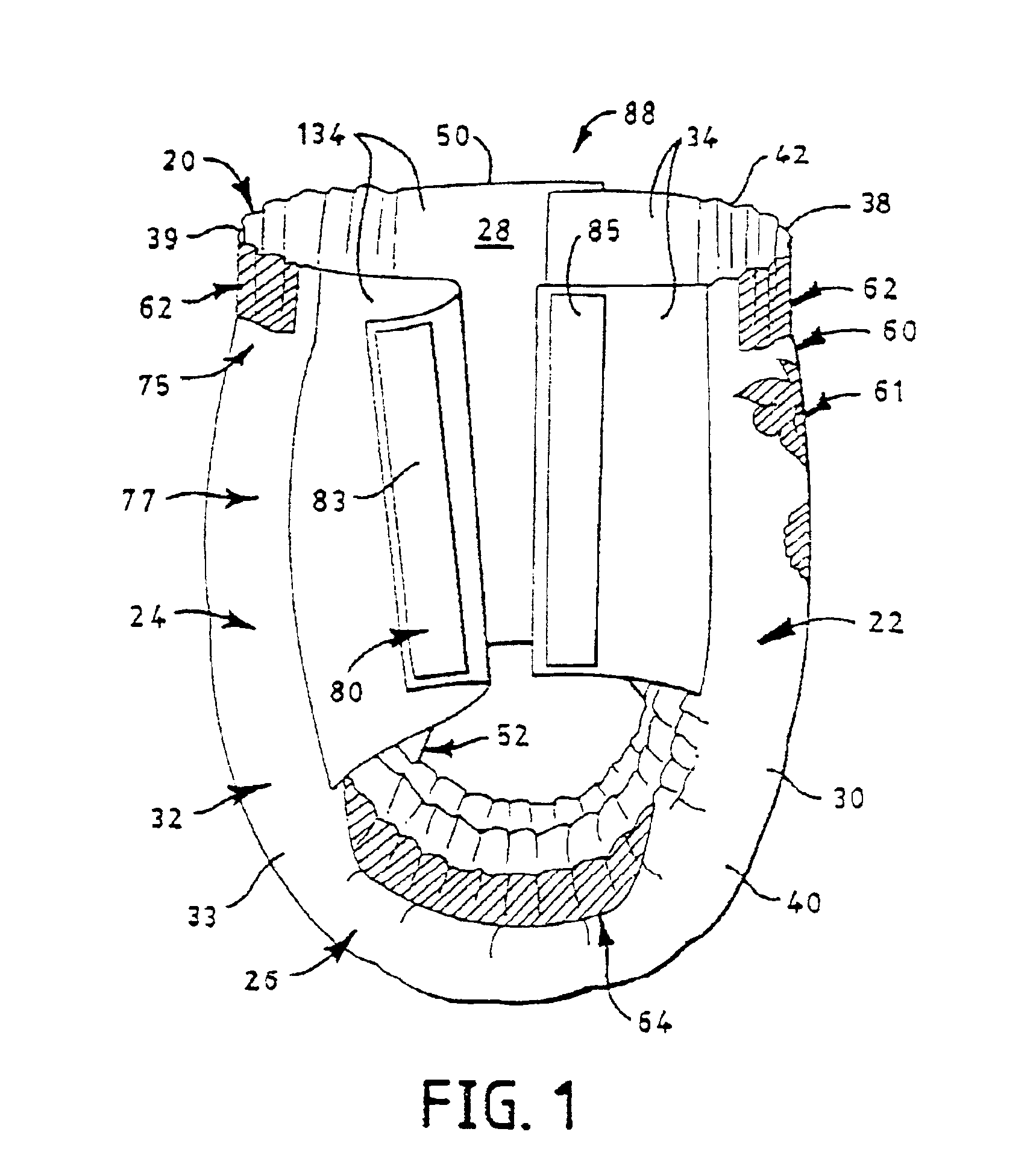 Mechanical fastening system for an absorbent article