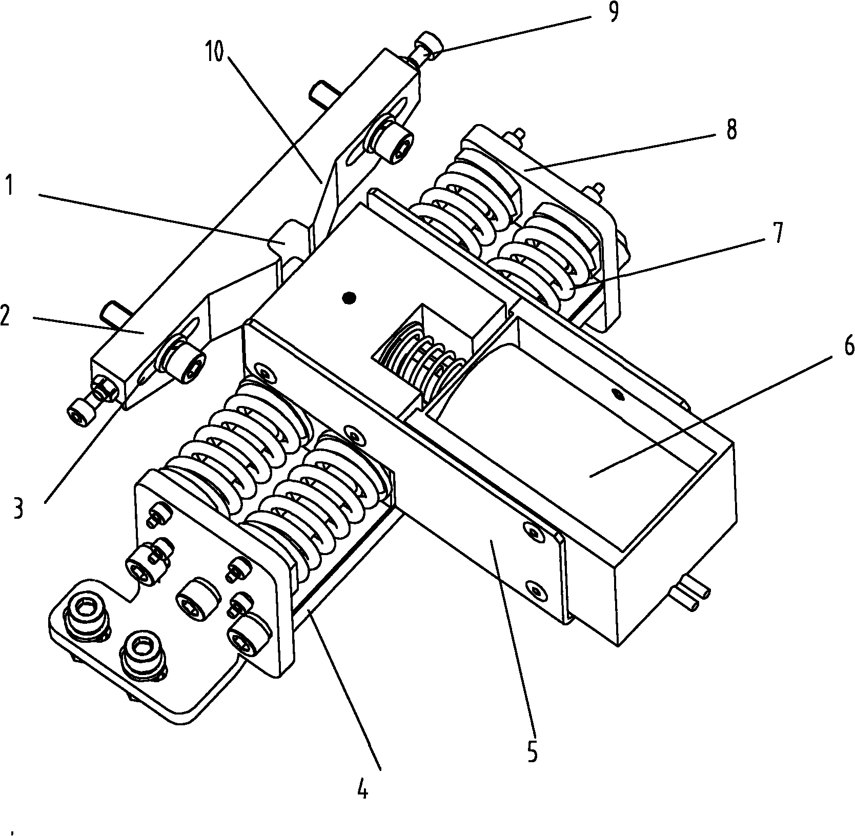 Positioning system of suspended medical device